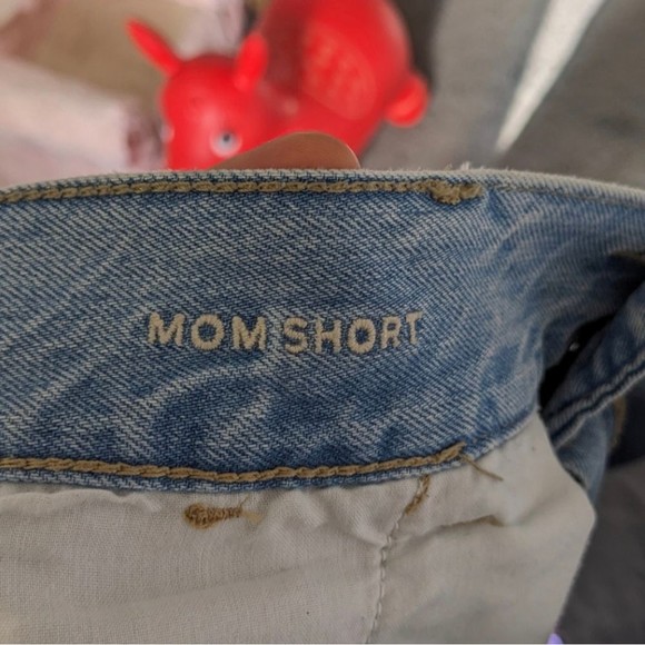 American Eagle Light Wash Mom Shorts - Picture 7 of 9